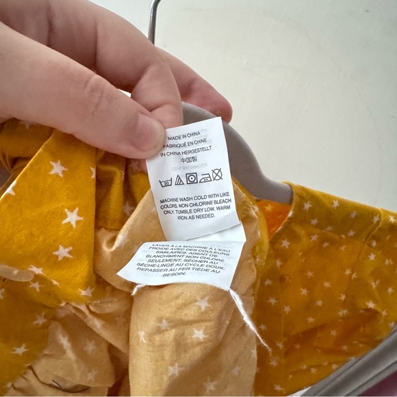 Madewell | Mustard Yellow Star Scatter Wrap Top - Picture 11 of 11